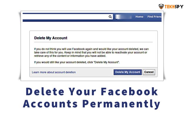 How To Delete Facebook Account Permanently from Mobile & Desktop